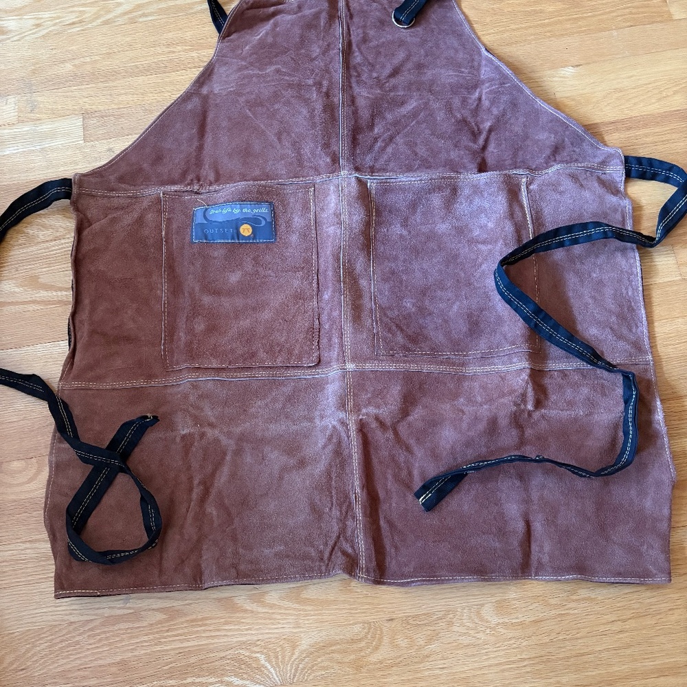 Outset Suede BBQ Grilling Apron